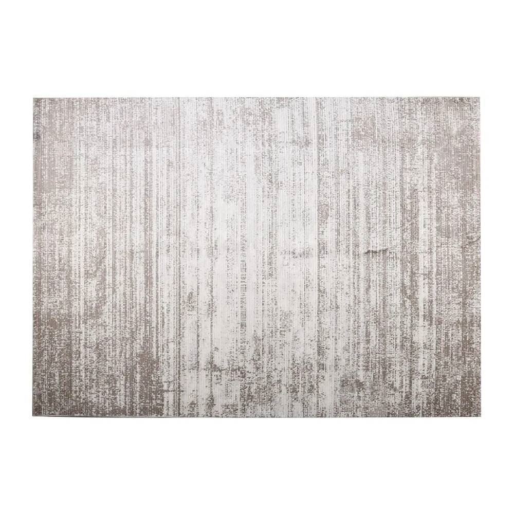 Tapete Para Quarto E Sala 1,40X2,00 M Platinium Havan Casa - Listras Cinza E Bege