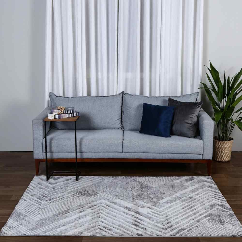 Tapete Platinium 1,40X2,00 M Havan Casa - Geo Cinza