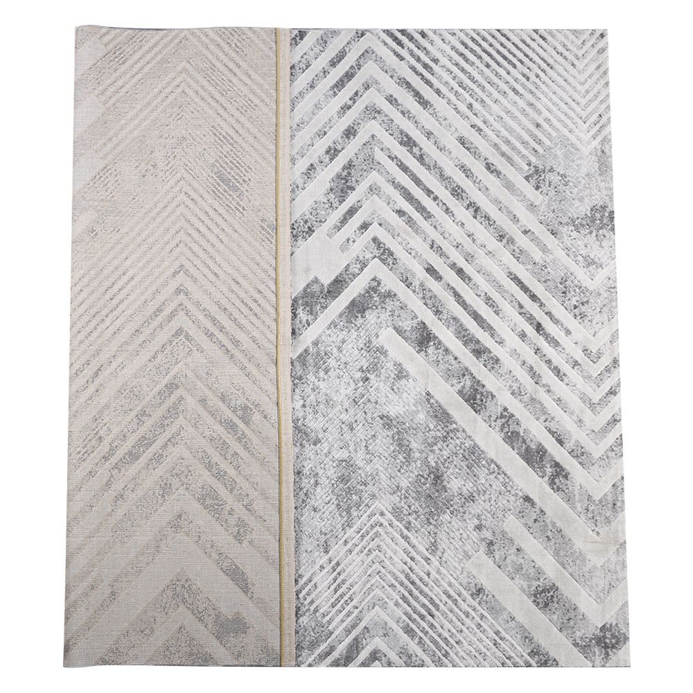 Tapete Para Quarto E Sala Platinium 2,00X2,50 M Havan Casa - Cinza Geométrico