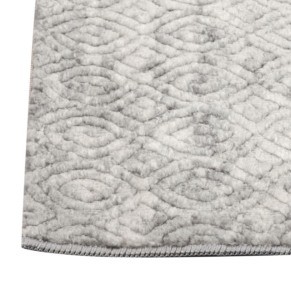 Tapete Para Quarto Ou Sala 60X180 Cm Platinium Havan Casa - Cinza Losango