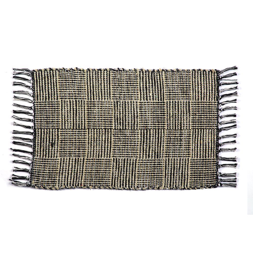 Tapete Para Quarto Ou Sala Ravi 40X60 Cm Havan Casa - Trama Cinza