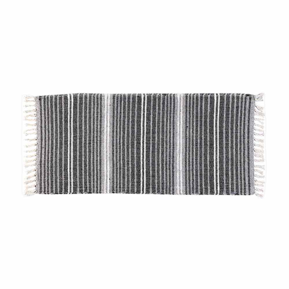 Tapete Para Quarto E Sala 50X70 Cm Ravi Havan Casa - Cinza listrado