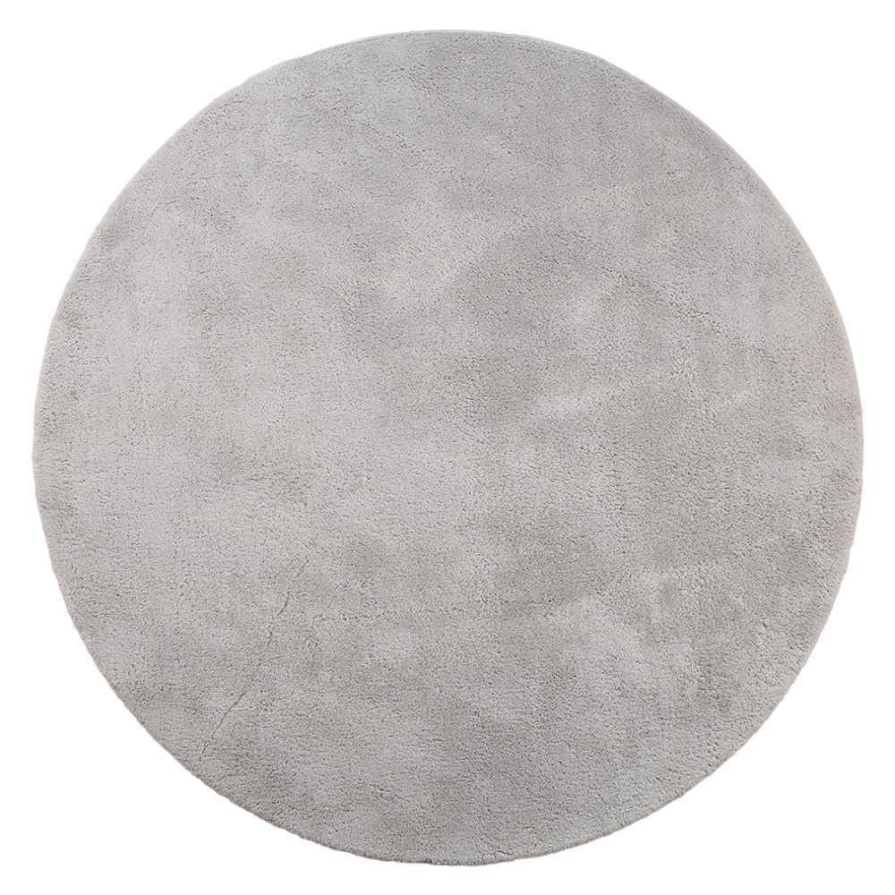 Tapete Redondo para Quarto e Sala 1,60X1,60M Classic Havan Casa - Cinza