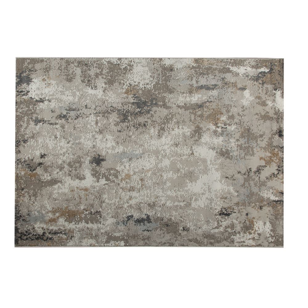 Tapete Para Quarto Ou Sala 1,40X2,00 M Shiraz Havan Casa - Bege E Cinza