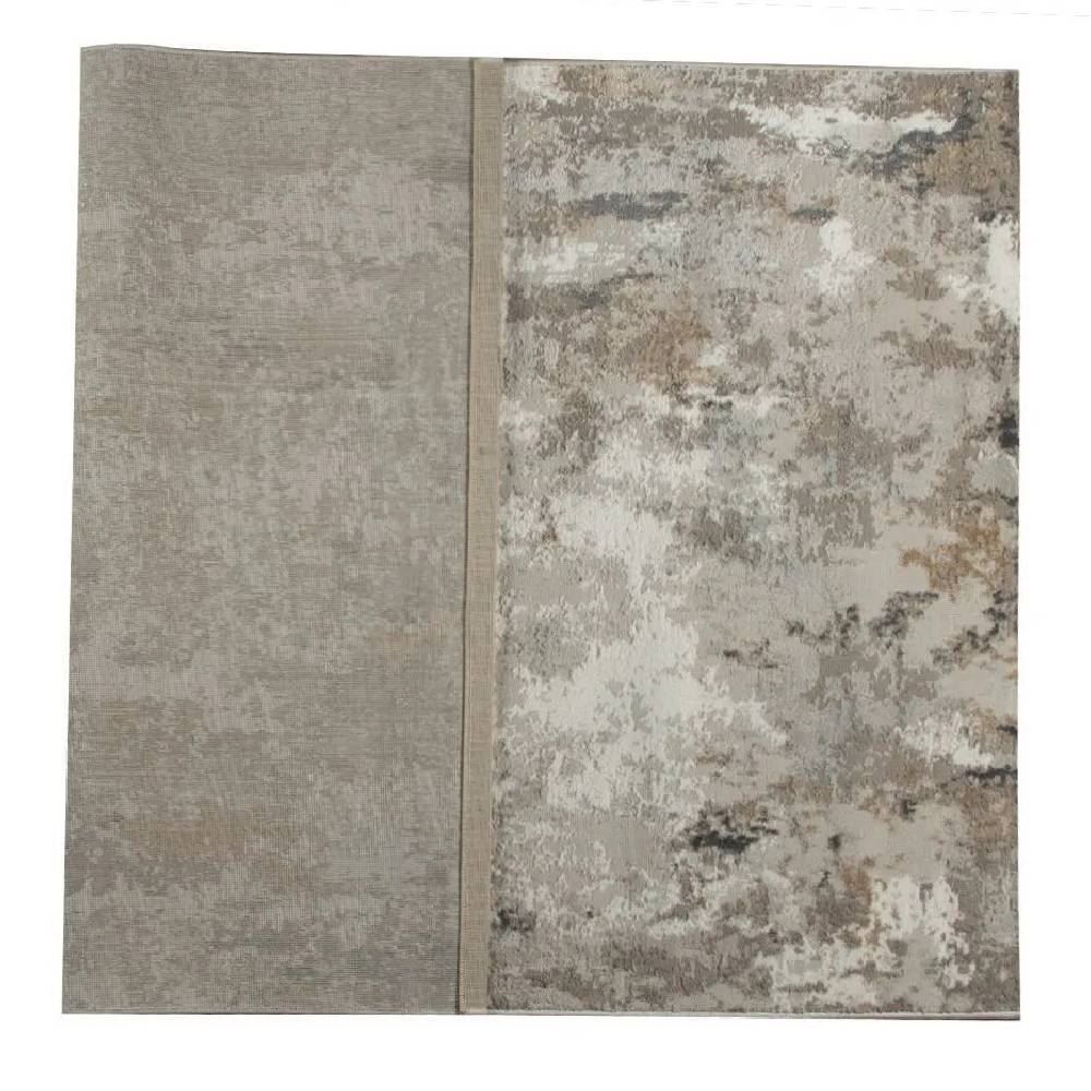 Tapete para Quarto e Sala 2,00X2,50 m Shiraz Havan Casa - Bege E Cinza