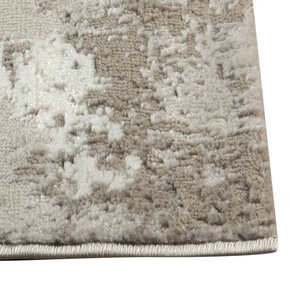 Tapete para Quarto e Sala 2,50X3,00 m Shiraz Havan Casa - Bege E Cinza