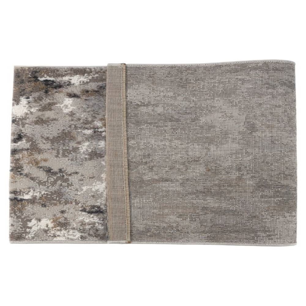 Tapete Passadeira Quarto e Sala Shiraz 67Cmx1,80 m Havan Casa - Bege E Cinza