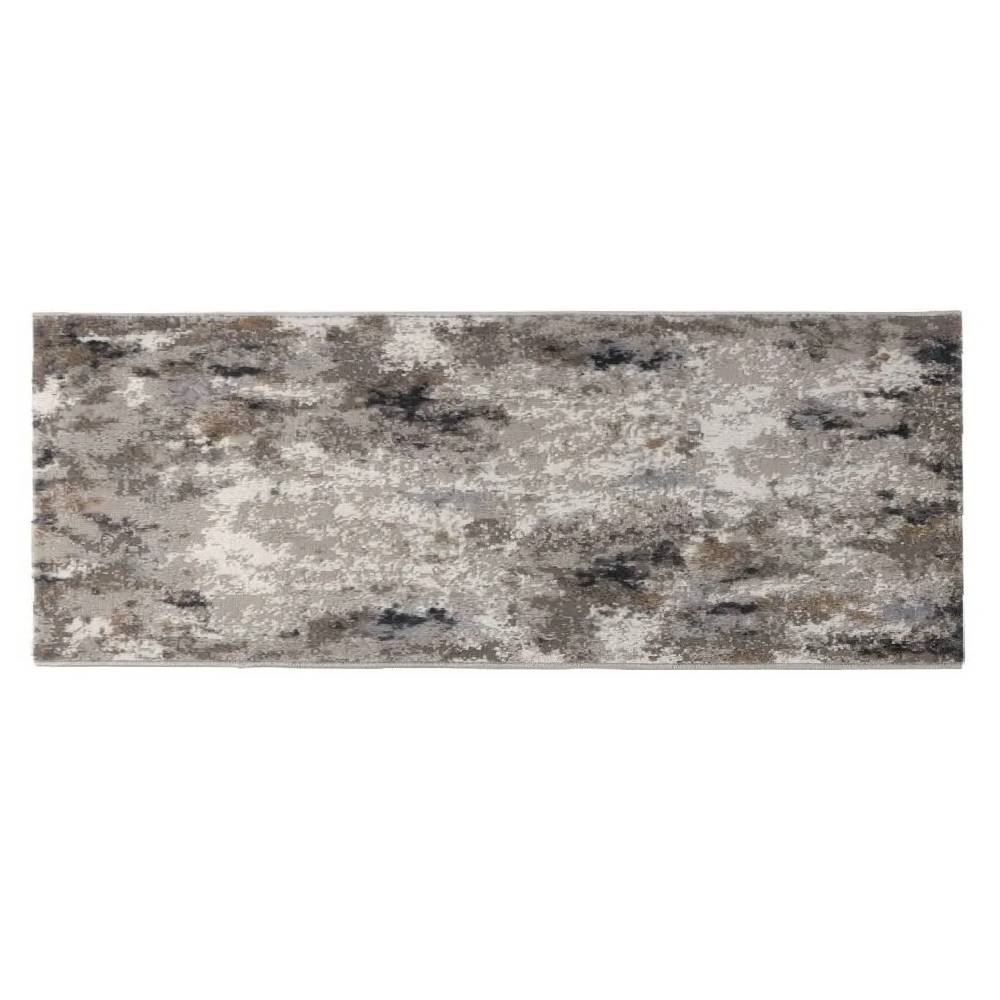 Tapete Passadeira Quarto e Sala Shiraz 67Cmx1,80 m Havan Casa - Bege E Cinza