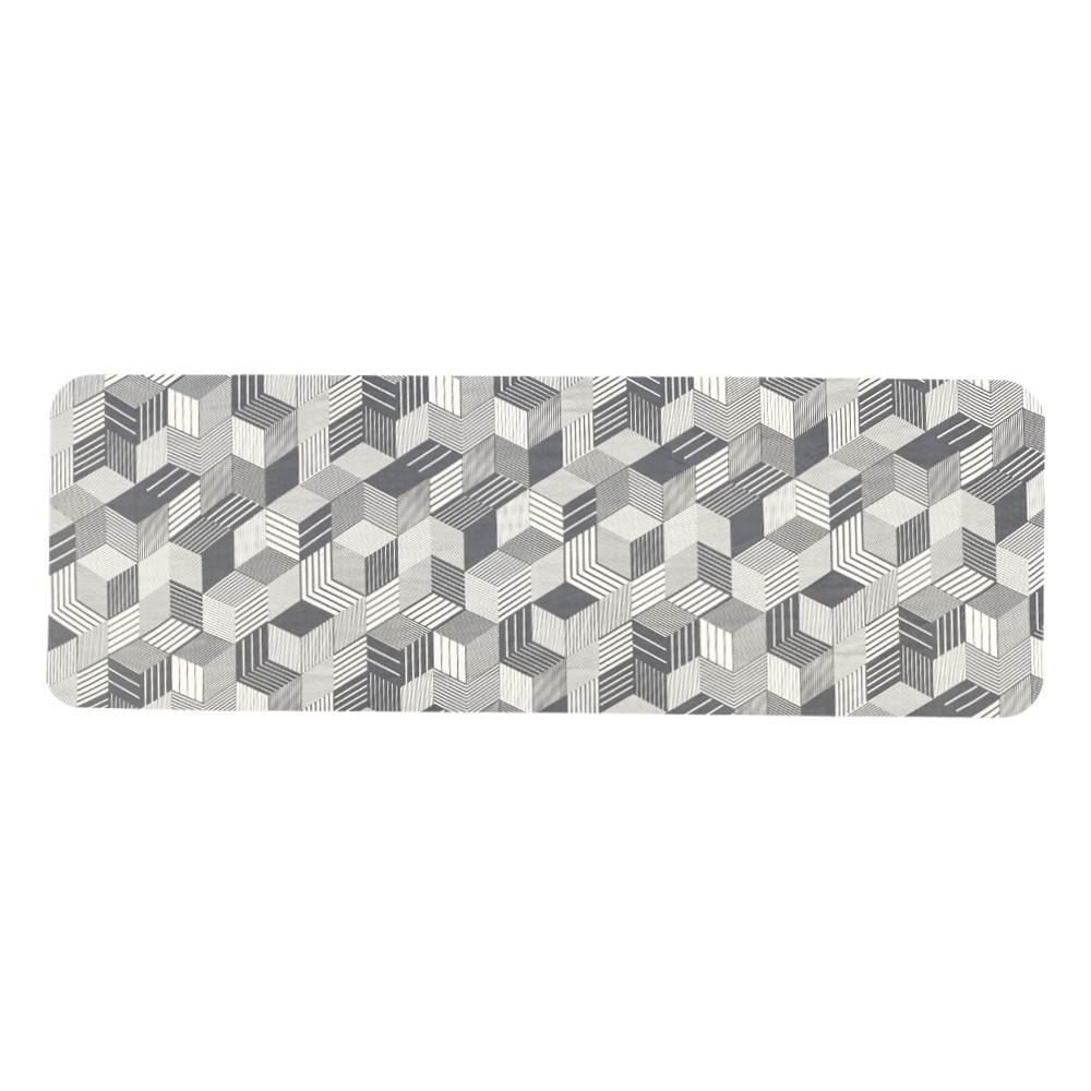 Tapete Para Quarto Ou Sala Tecil 40X120 Cm Havan Casa - 3D Cinza