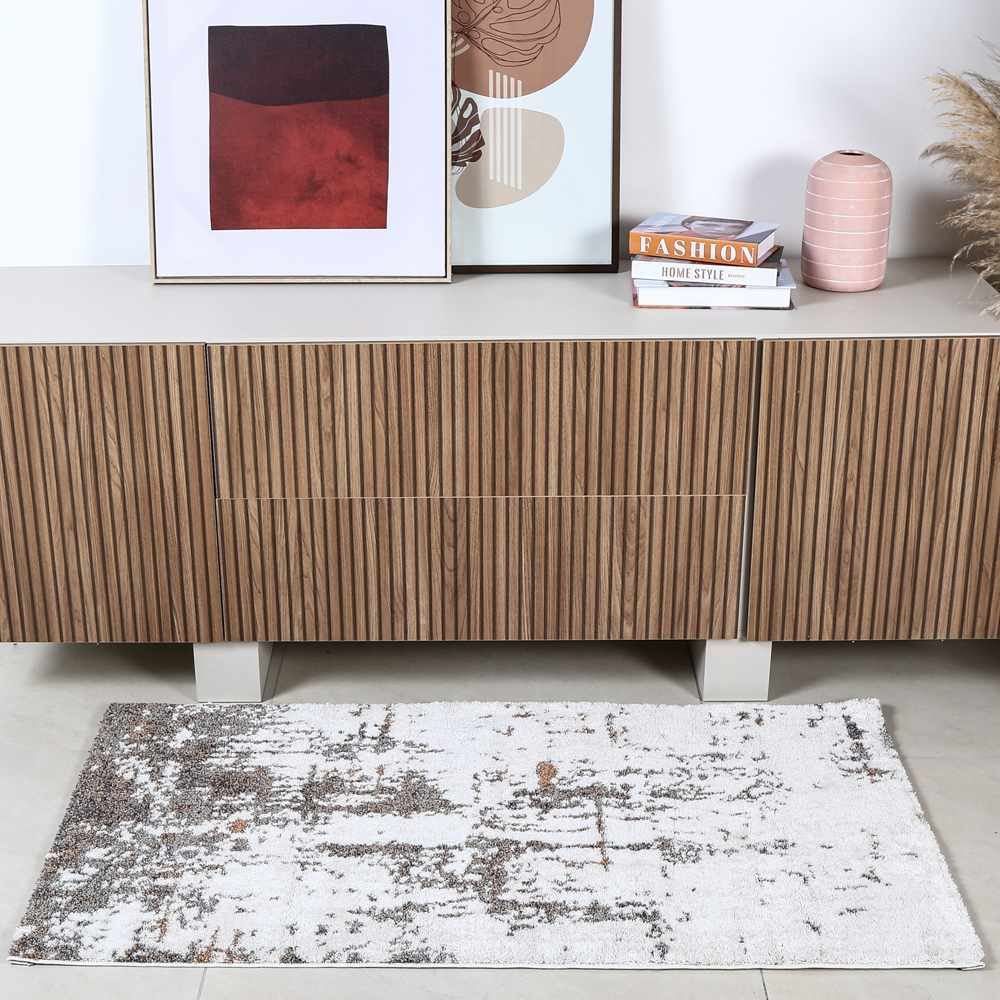 Tapete Tokyo 0,60X1,80 M Havan Casa - Bege Cinza