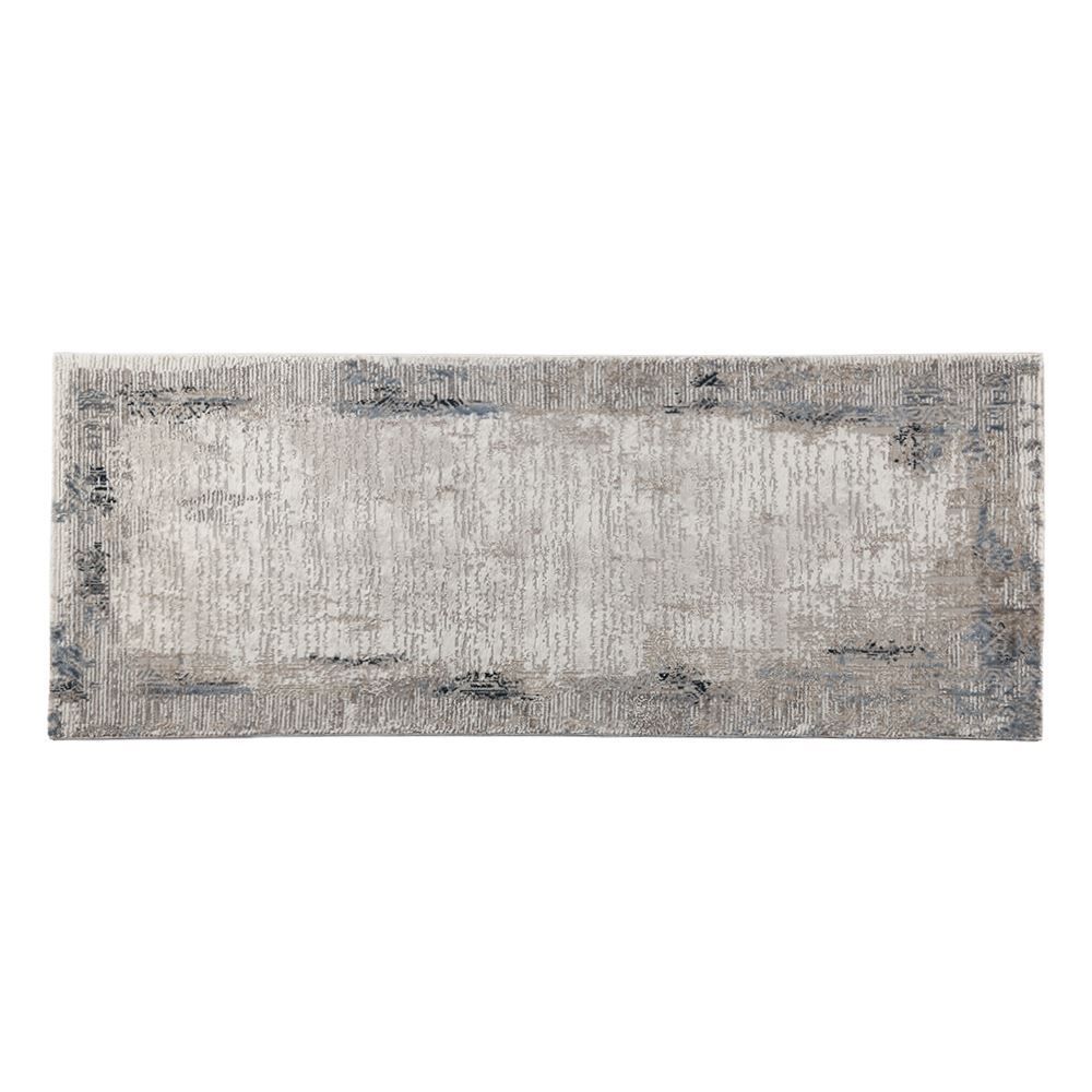 Tapete Passadeira Toscana 67Cmx1,80 m Havan Casa - Cinza E Azul