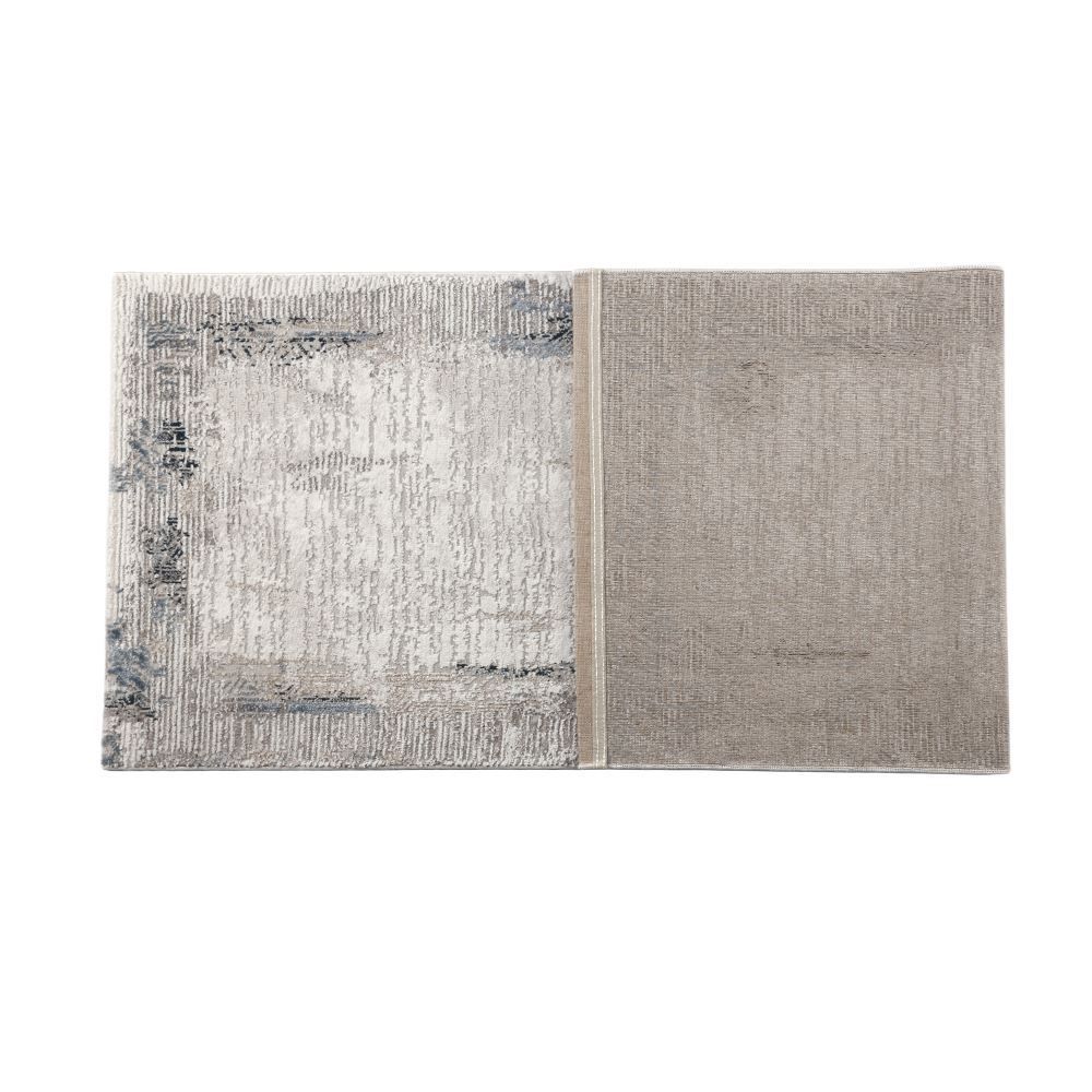 Tapete Passadeira Toscana 67Cmx1,80 m Havan Casa - Cinza E Azul