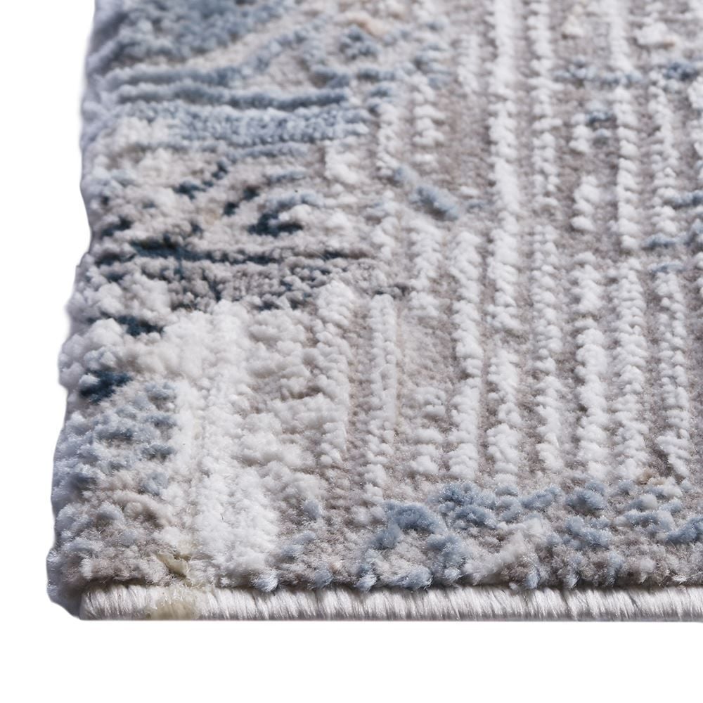 Tapete para Quarto e Sala Toscana 80Cmx1,50 m Toscana Havan Casa - Cinza Azul