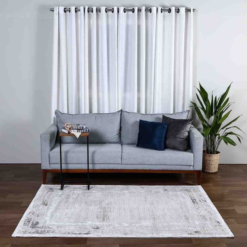 Tapete Para Quarto E Sala Toscana 1,40X2,00 M Havan Casa - Cinza Antracite