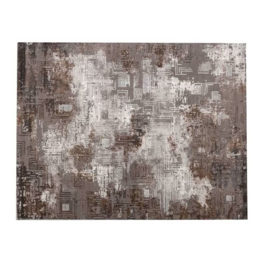 Tapete para Quarto e Sala 2,00X2,50 m Toscana Havan Casa - Cinza E Bege