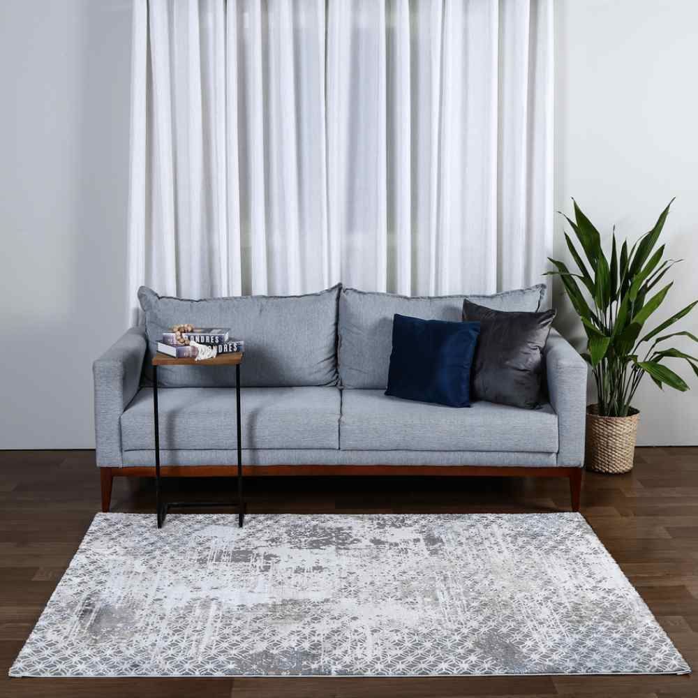 Tapete Quarto E Sala Toscana 2,00X3,00 M Havan Casa - Marinho Cinza 33B