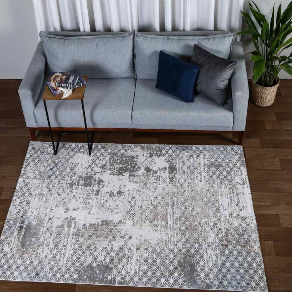 Tapete Para Sala Toscana 2,50X3,00 M Havan Casa - Marinho Cinza 32B