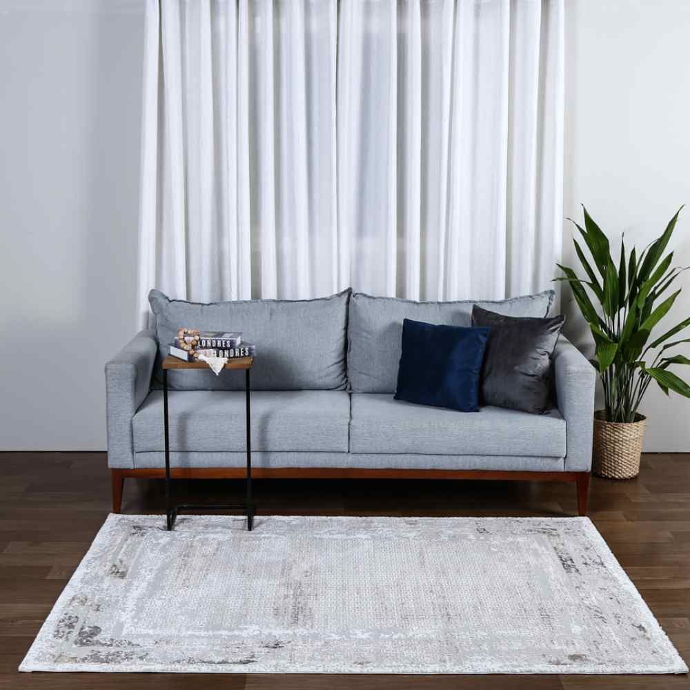 Tapete Para Sala Toscana 2,50X3,00 M Havan Casa - Cinza Antracite 23