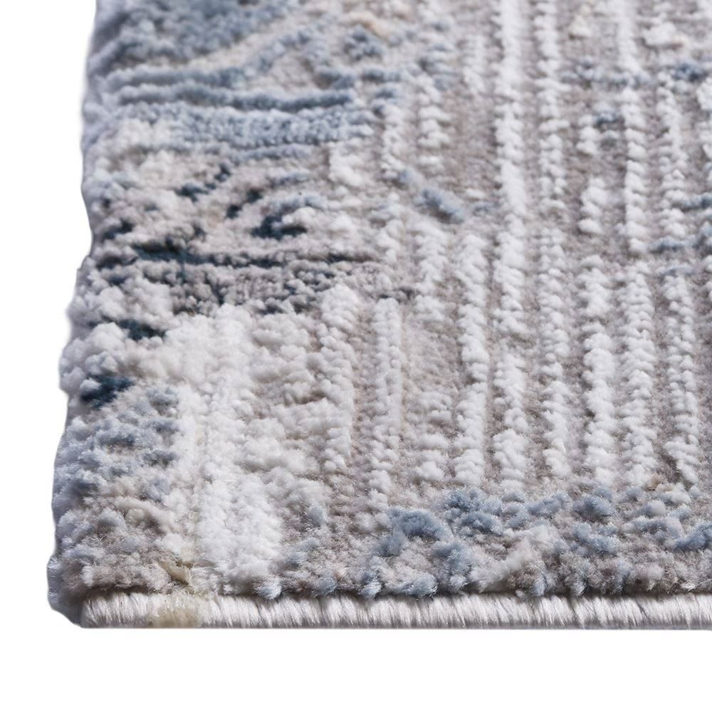 Tapete para Quarto e Sala 60Cmx1,00M Toscana Havan Casa - Cinza Azul