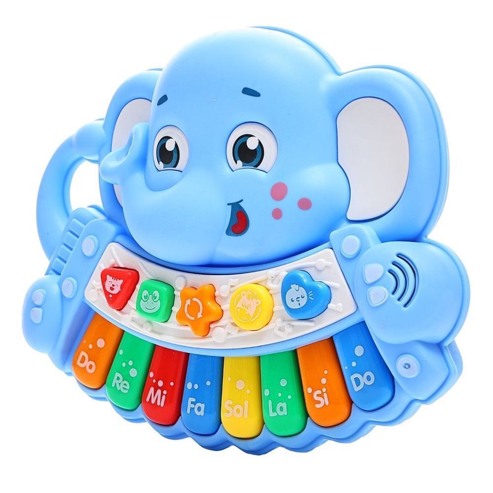 Teclado Bichinho Musical Azul Havan Toys - HBR0403