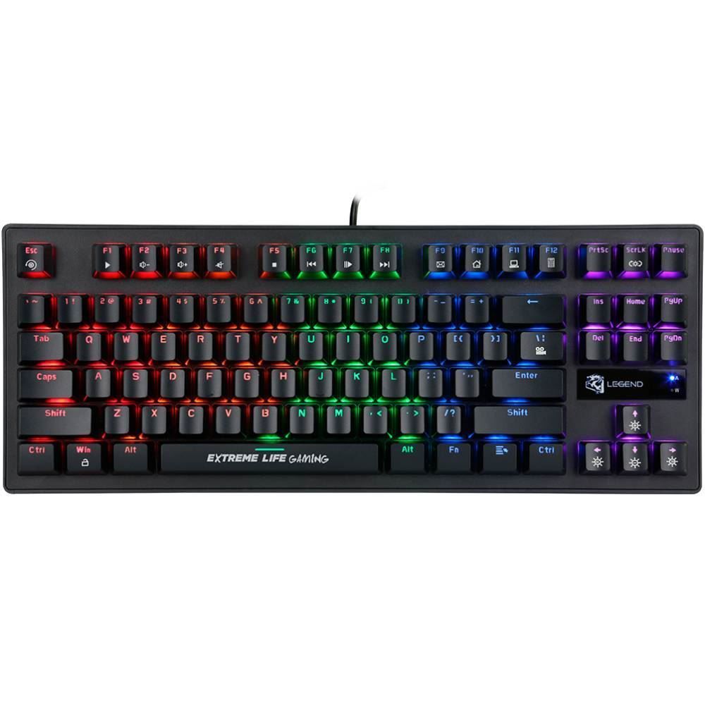 Teclado Gamer Mecanico Legend Elg - Preto 