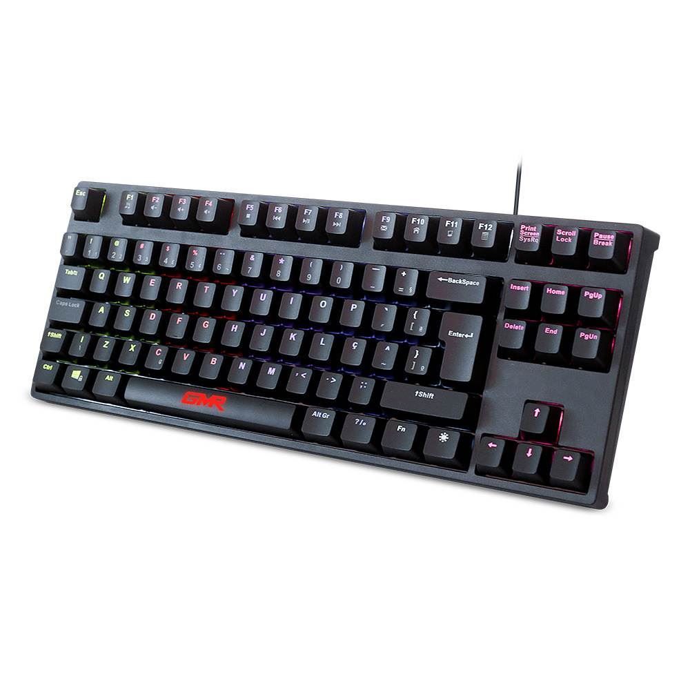 Teclado Gamer Multilaser Mecânico Tkl Led Tc258 - Preto