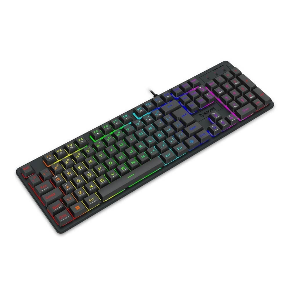 Teclado Gamer Redragon Netherbane Membrana - Preto