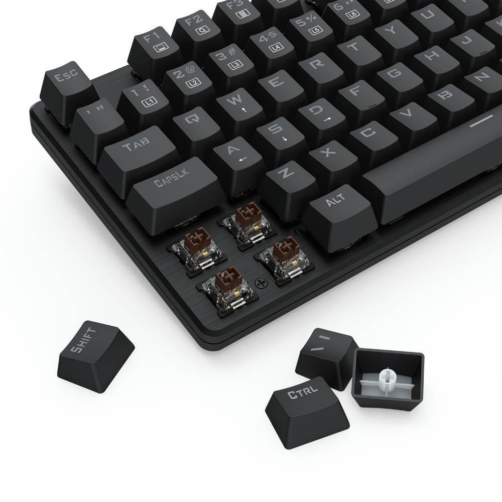 Teclado Mecânico Gamer Redragon Valheim Rainbow - Preto