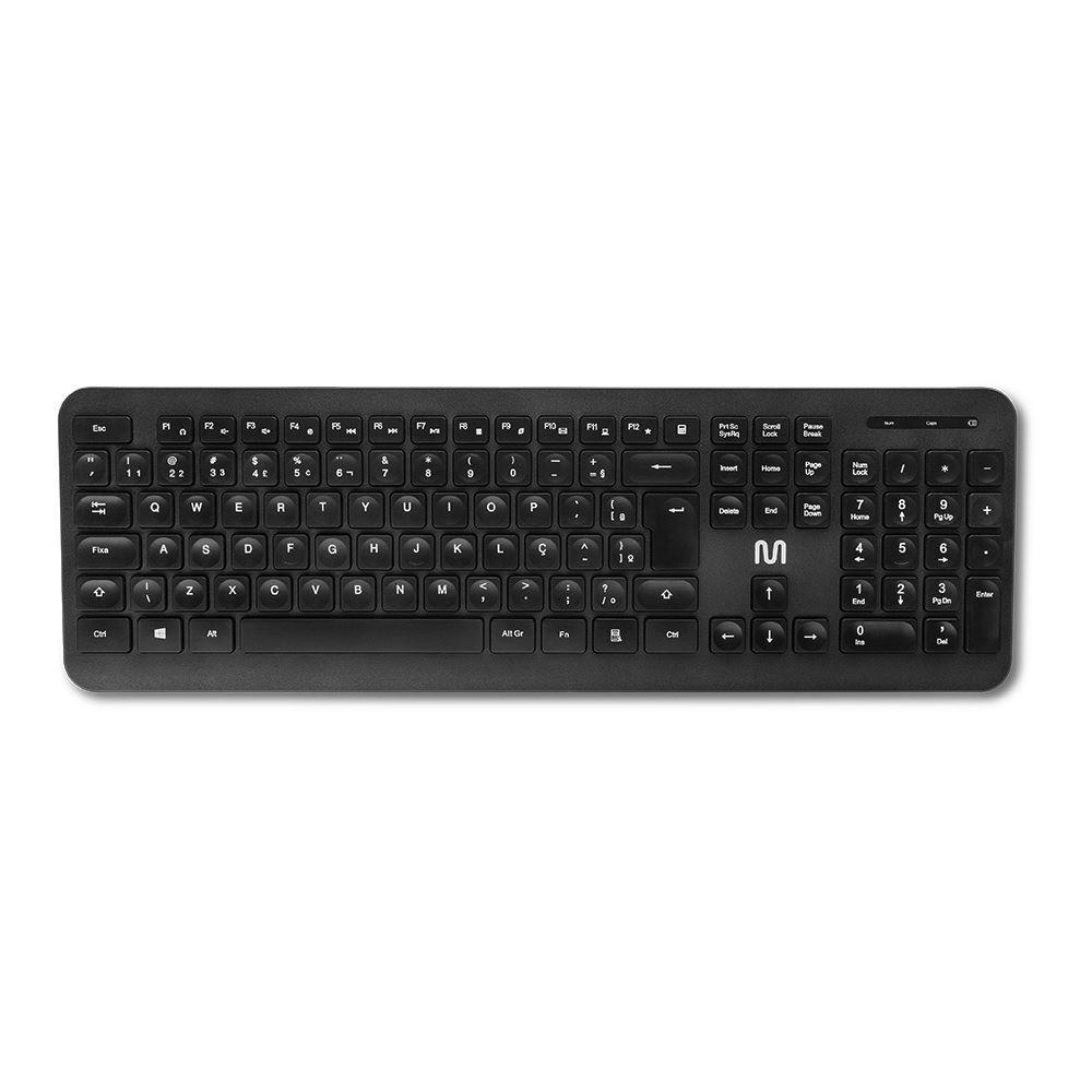 Teclado Sem Fio Ts200 L Multi L Silencioso Teclas Côncavas