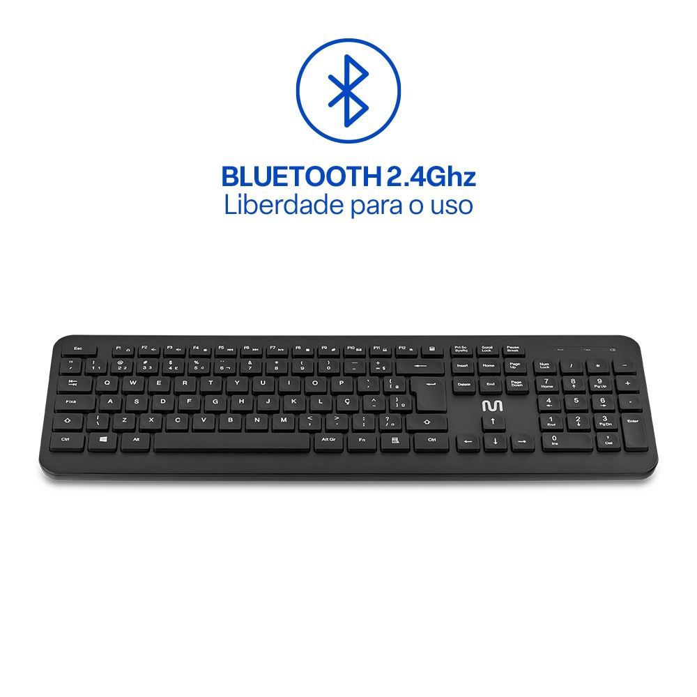 Teclado Sem Fio Ts200 L Multi L Silencioso Teclas Côncavas