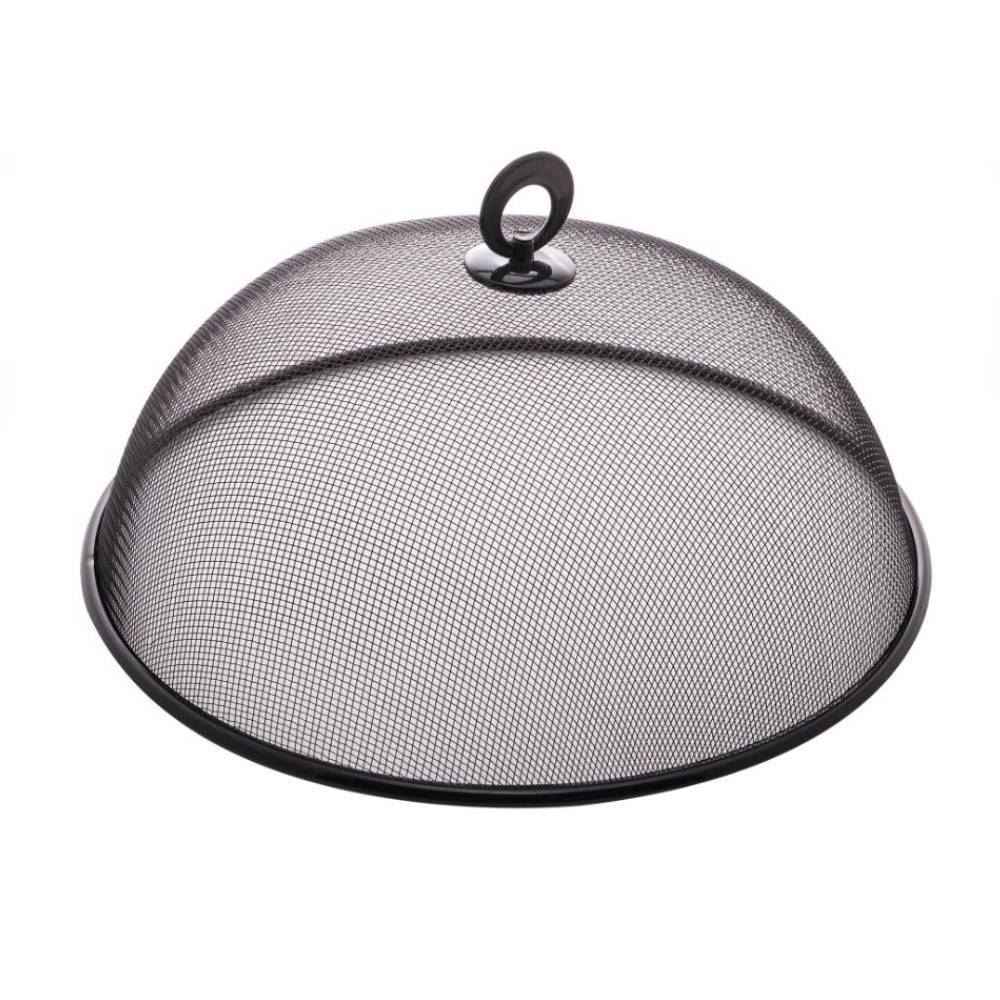 Tela Protetora De Alimentos Redonda 30Cm Lyor - Preta