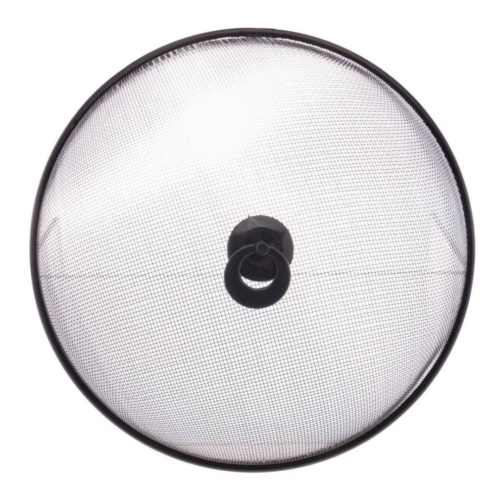 Tela Protetora De Alimentos Redonda 35Cm Lyor - Preta
