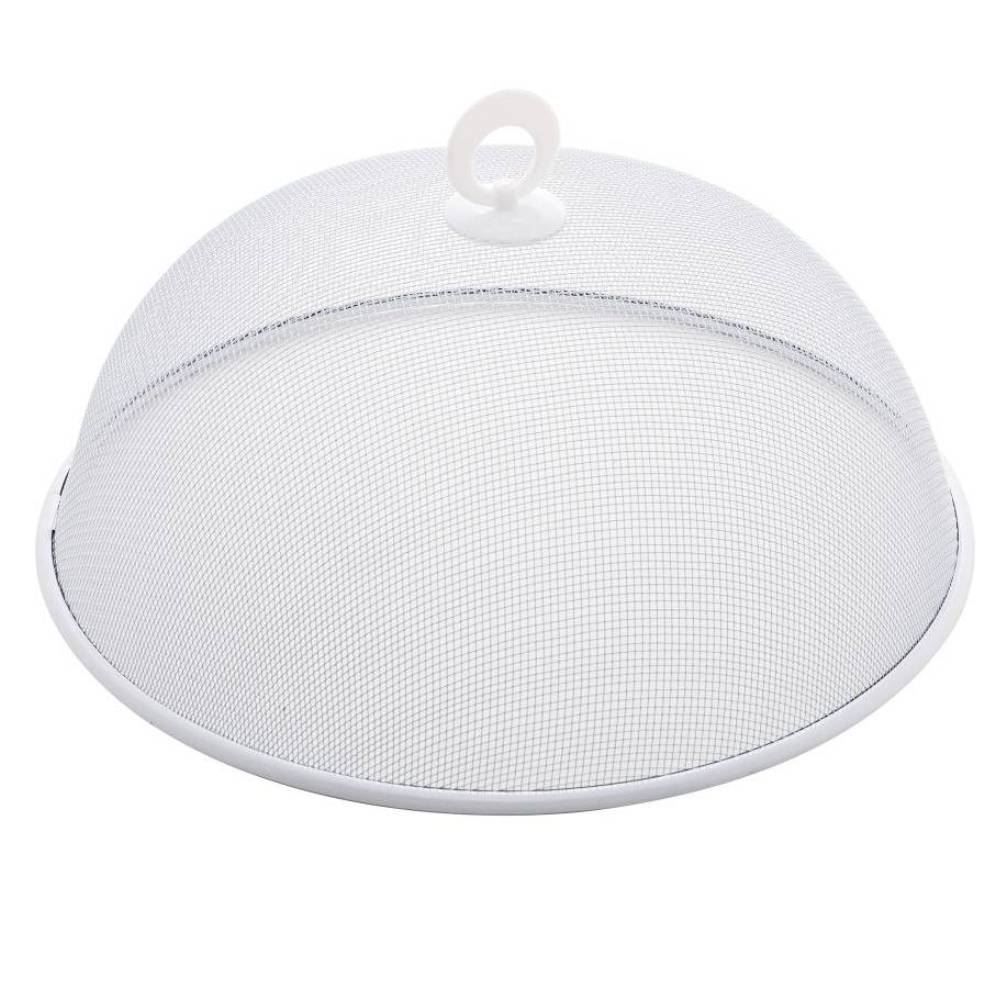Tela Protetora De Alimentos Redonda Lyor Branca - 35Cm