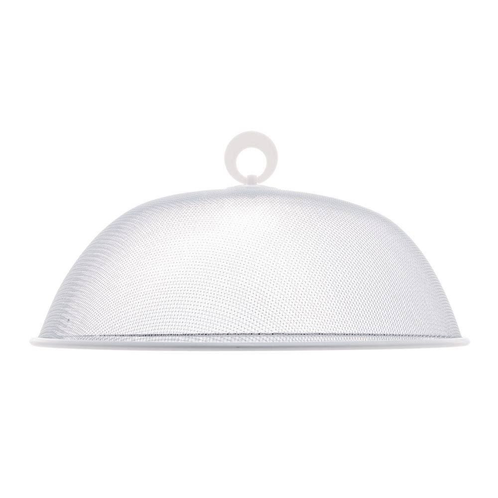 Tela Protetora De Alimentos Redonda Lyor Branca - 35Cm