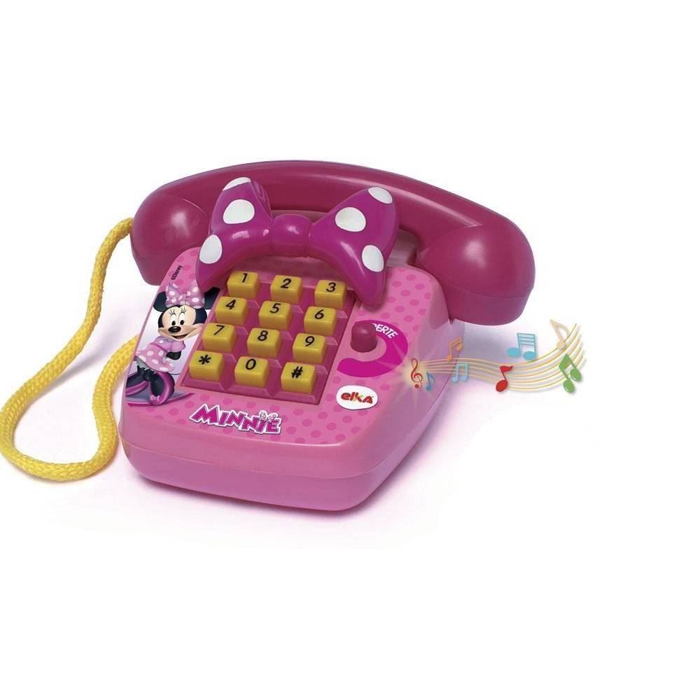 Telefone Sonoro Minnie Elka - Rosa
