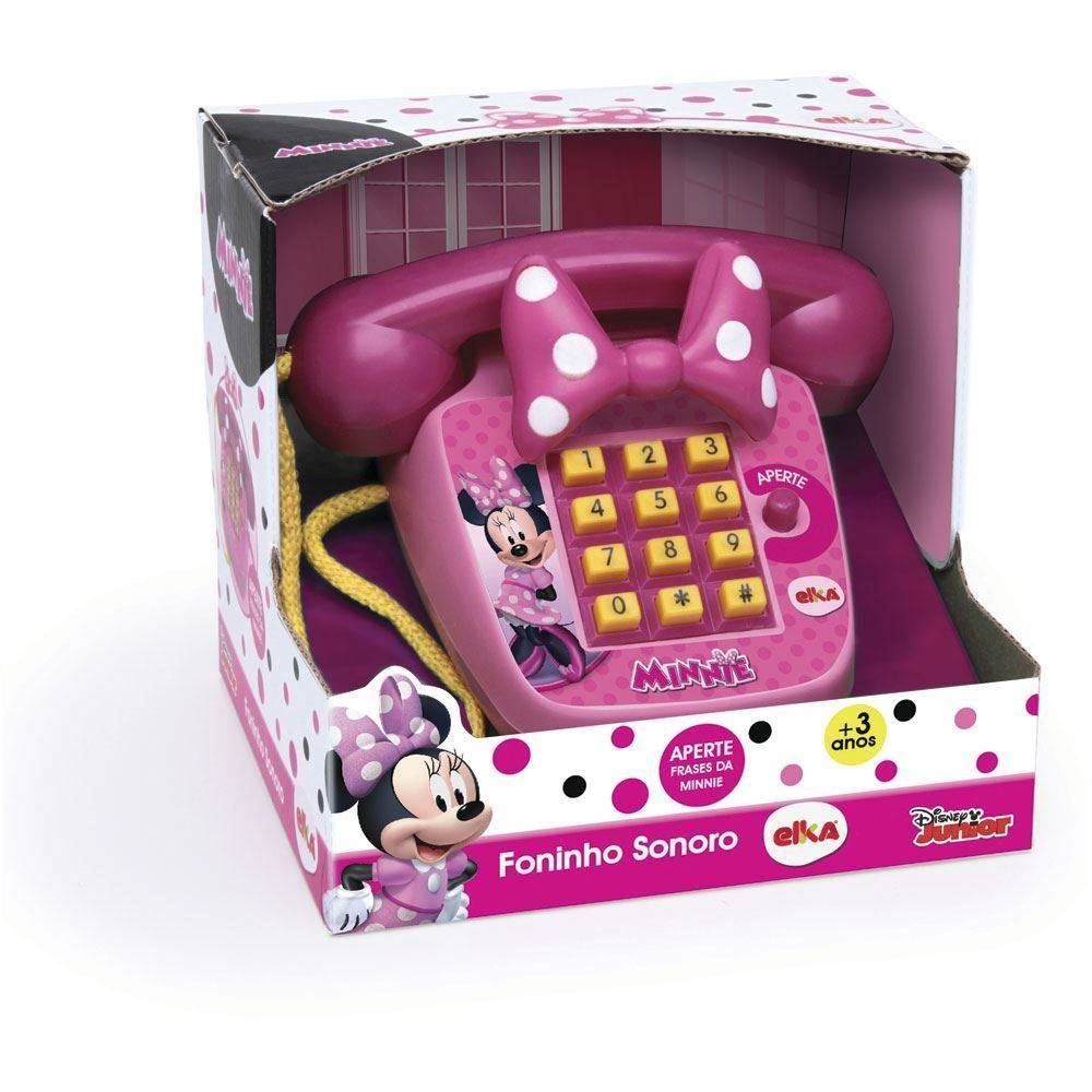 Telefone Sonoro Minnie Elka - Rosa