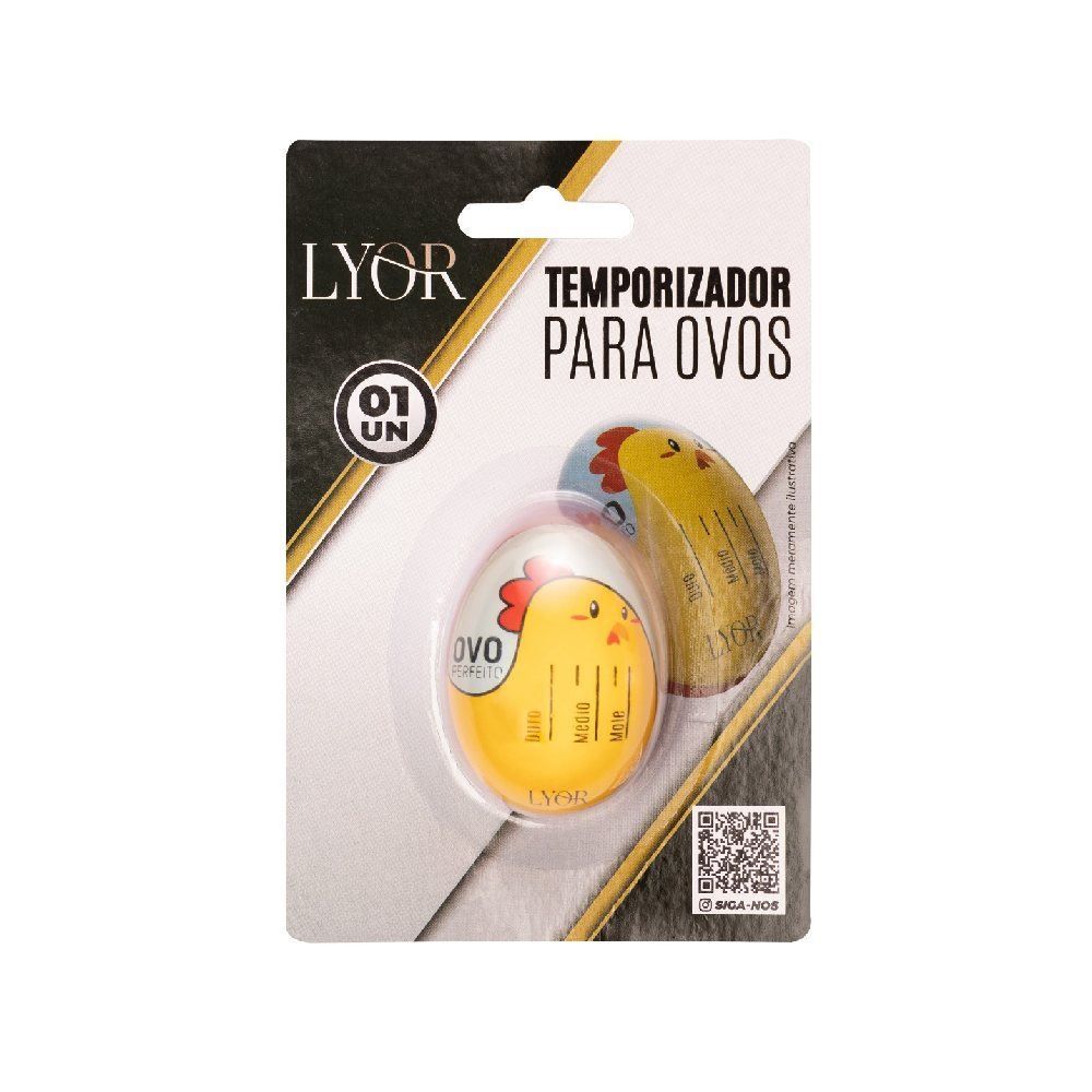 Temporizador Para Cozimento De Ovos Lyor - 5,5 Cm