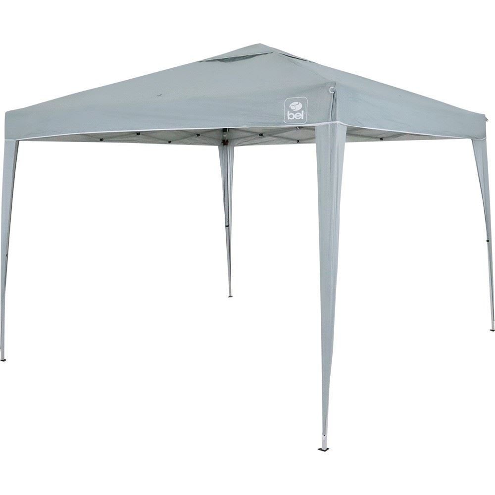 Tenda Gazebo Retrátil Praia e Camping Bel Fix 3303 - Cinza