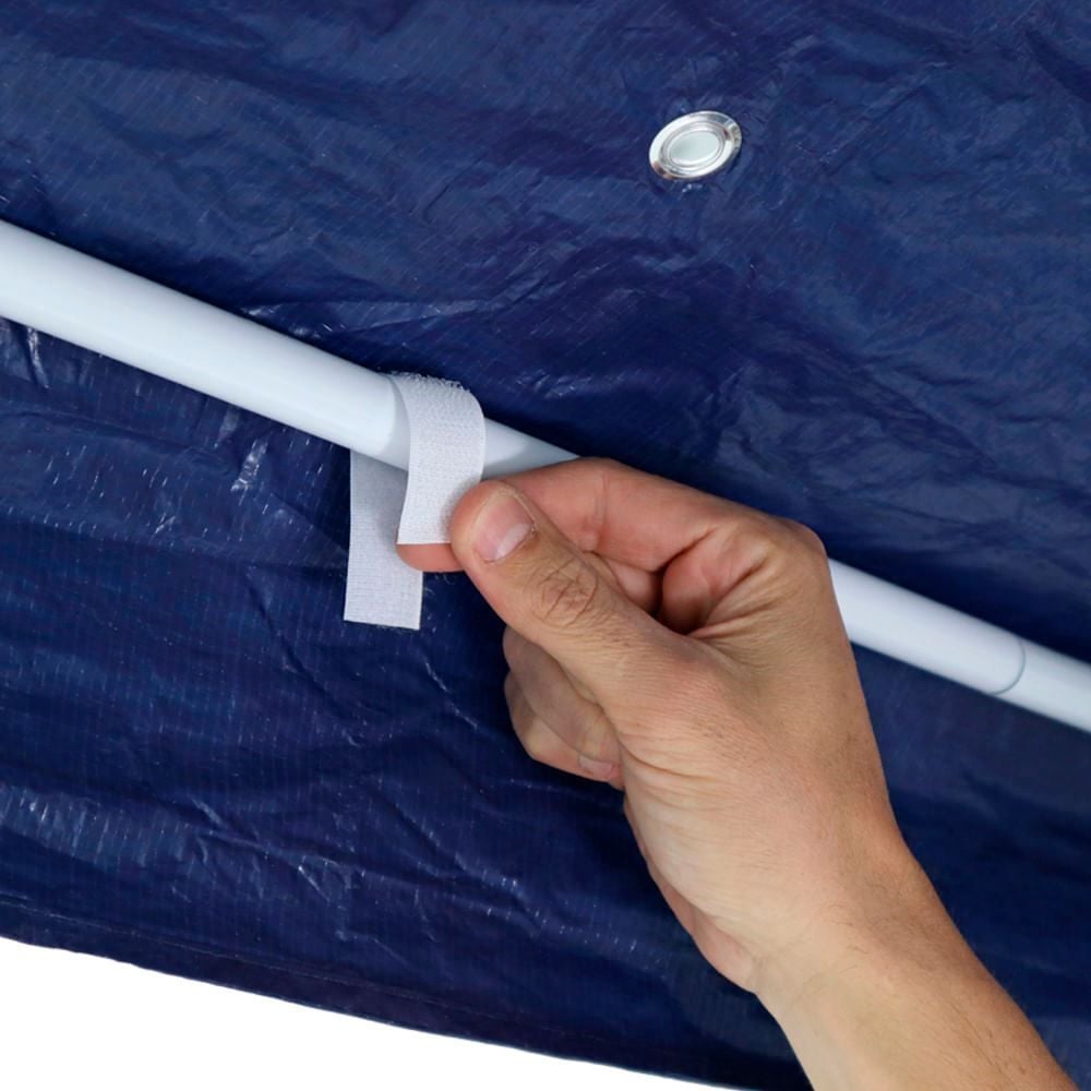 Tenda Gazebo Tubular 3X3 Metros Bel Fix - Azul