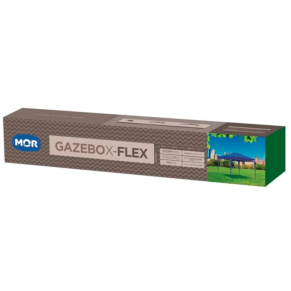 Tenda Gazebo X-Flex Oxford 3X3m Mor 3531 - Azul