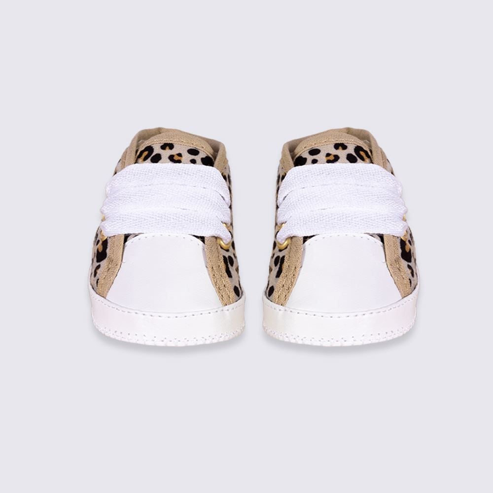 Tênis Bebê Menina Animal Print 0 a 8 Meses Yoyo Baby