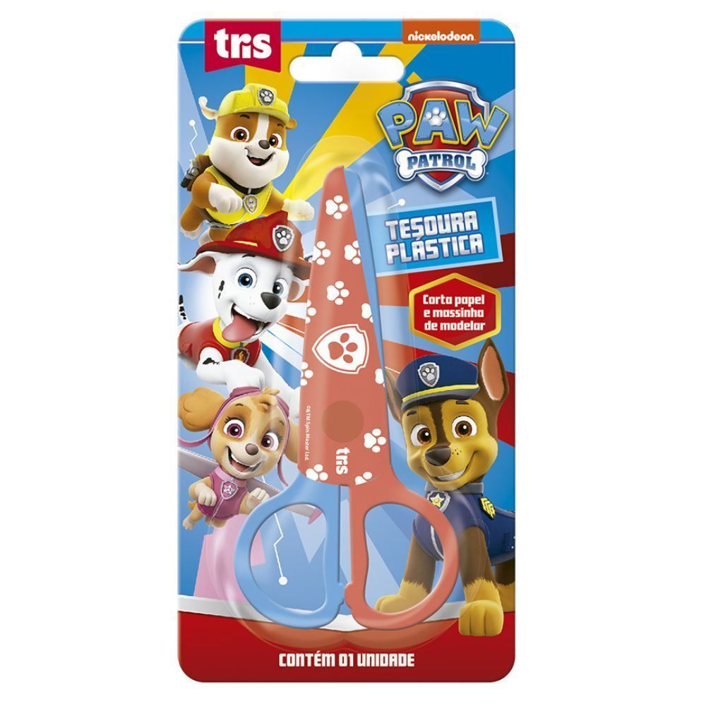 Tesoura Escolar 13Cm Patrulha Canina Tris - 902221