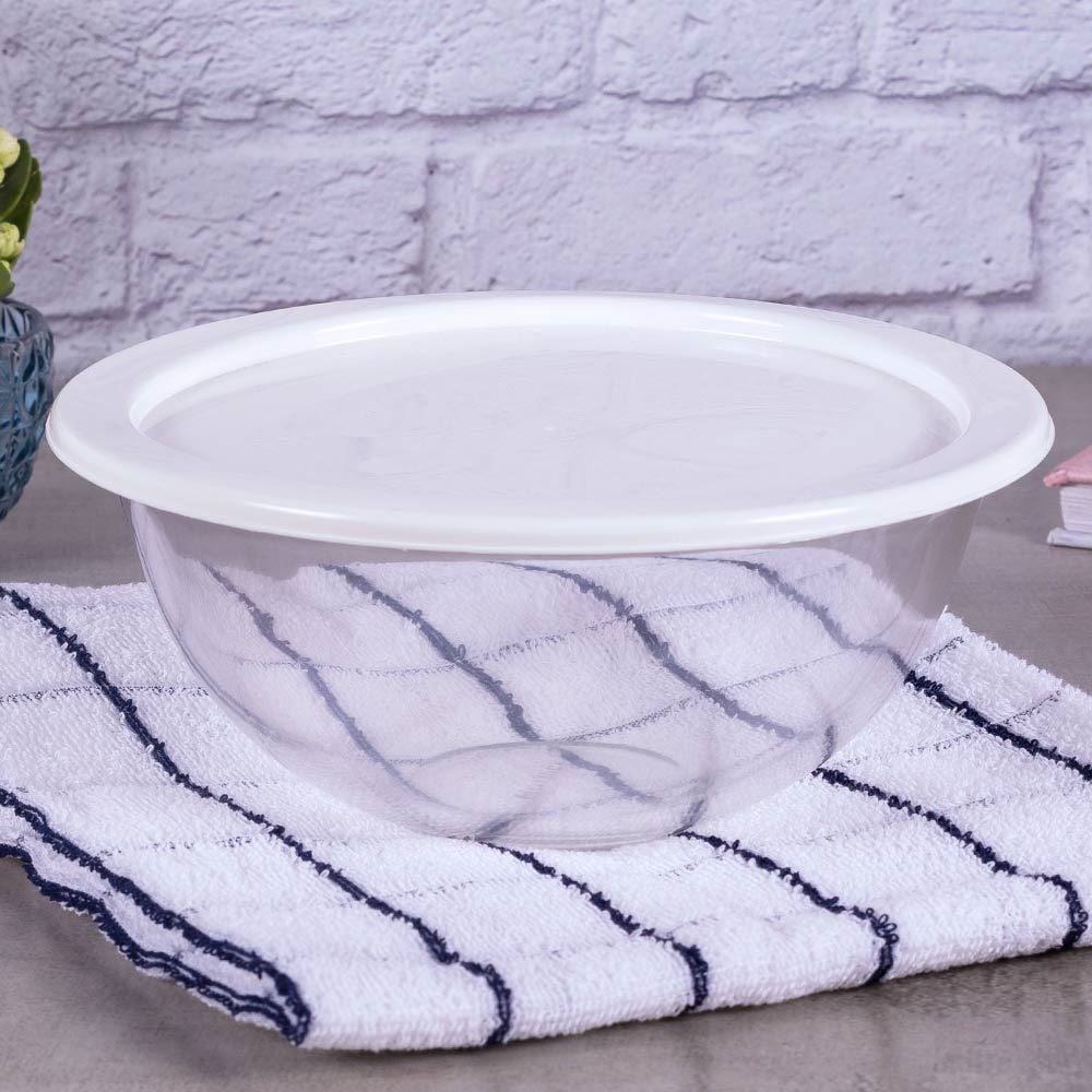 Tigela em Vidro com Tampa 1,5L Marinex - Colors