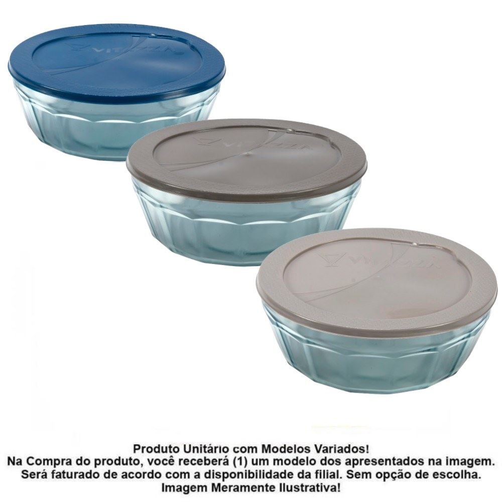 Tigela Com Tampa Laguna Vitazza 4 Litros - sortido