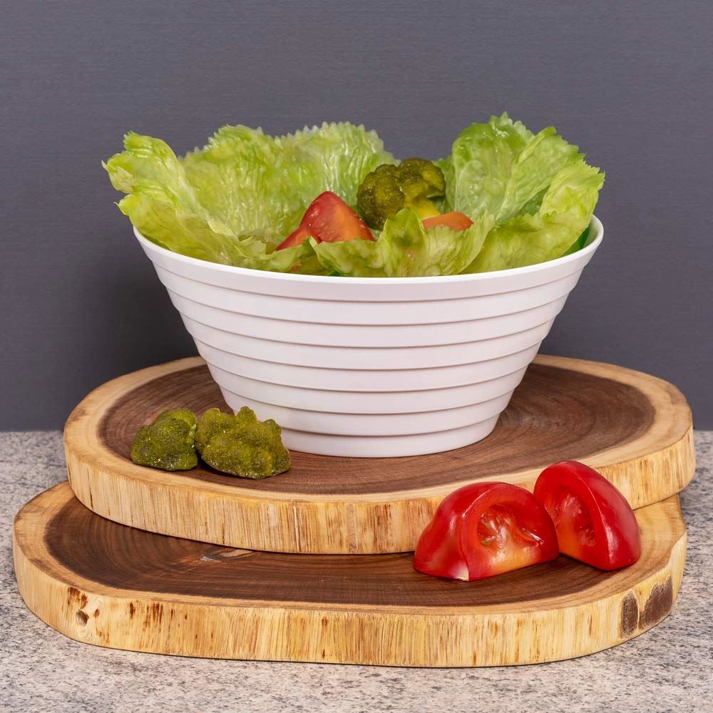 Tigela Ondulada Premium 23cm Bestfer - Branca