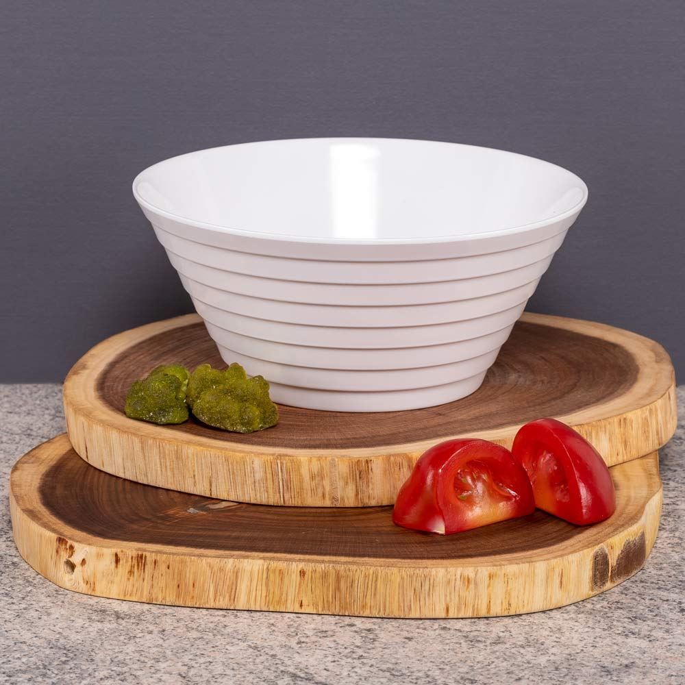 Tigela Ondulada Premium 23cm Bestfer - Branca