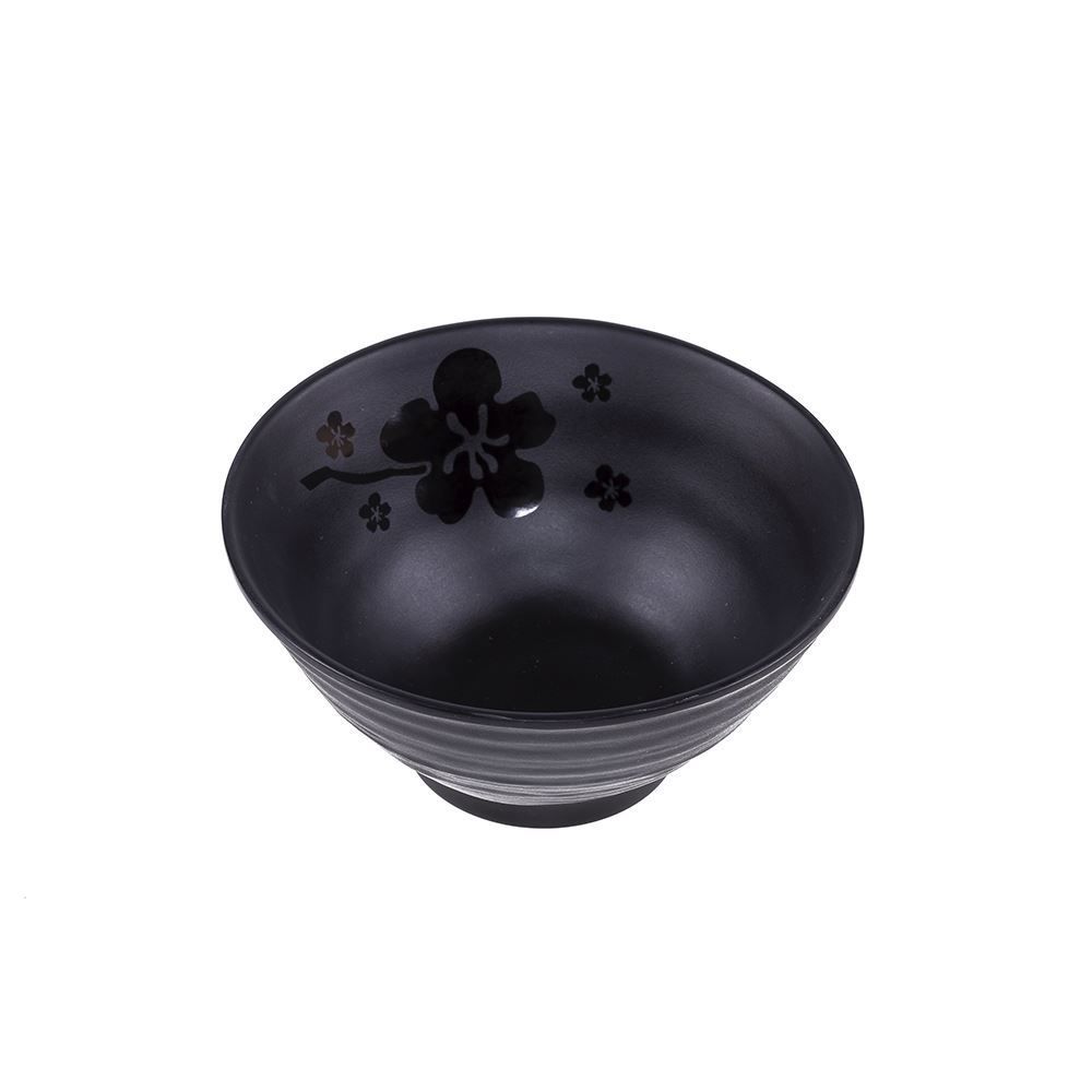 Tigela Para Sushi Kanpai Premium 7Cm 300Ml Rio - Preto