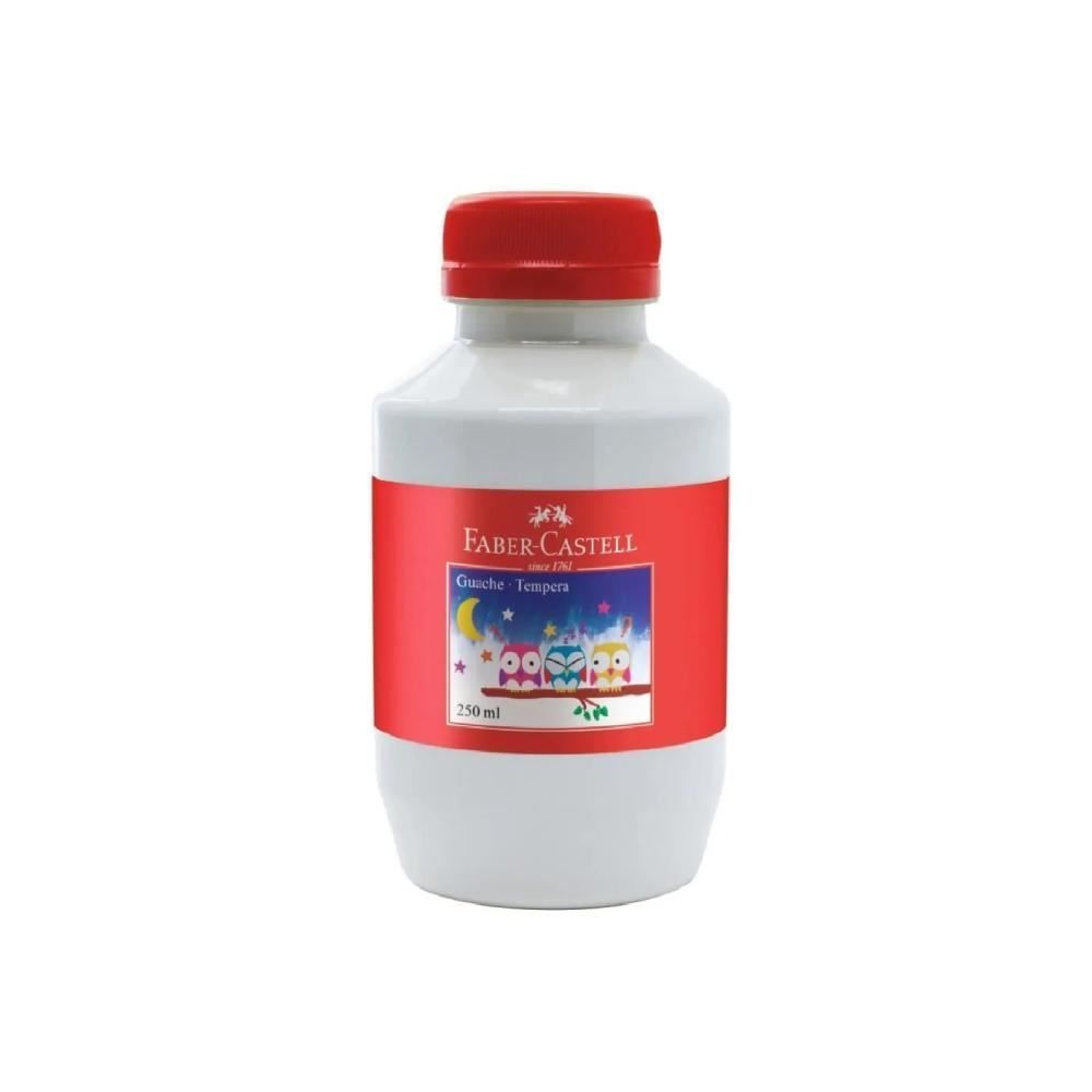 Tinta Guache Branco Faber Castell - 250 ml