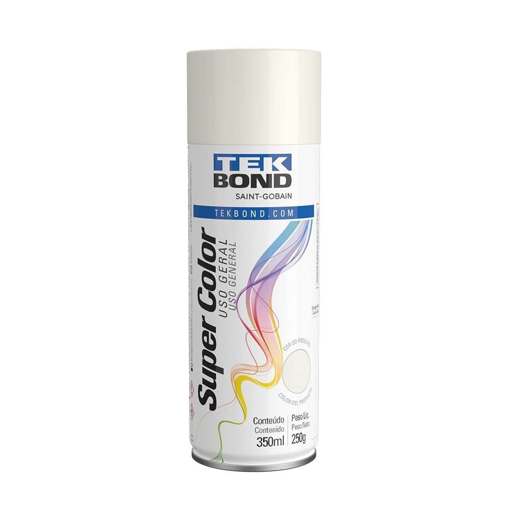 Tinta Spray Super Color Branco Fosco Uso Geral 350Ml - 69957327126