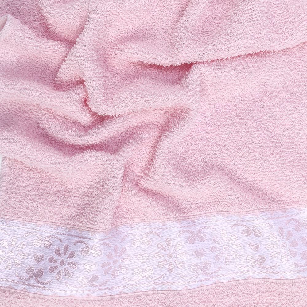 Toalha De Banho 85% Algodão Malú Havan Casa 1 Pç - Rosa Fita